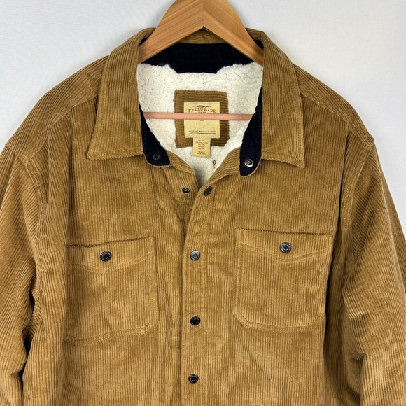 Telluride Mens Corduroy Jacket Shacket XXL Sherpa Lined Workwear Outdoor NWT - Picture 2 of 11